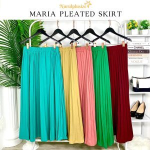 Maria Pleated Skirt Kembang