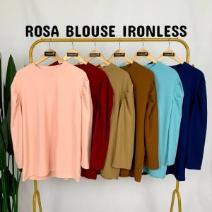 Rosa Puff Blouse Ironless