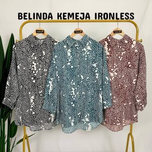 Belinda Vintage Kemeja Ironless