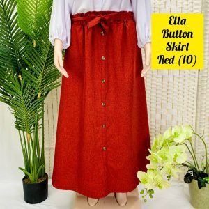 Ella  Button Skirt
