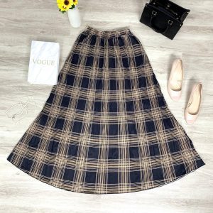 Rosie Skirt Printed Vintage Ironless