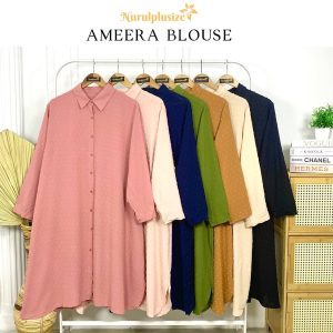 Ameera Long Blouse Ironless