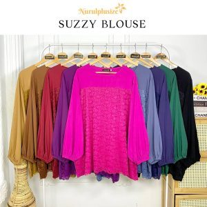 Suzy Doll Blouse Lace Ironless