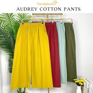 Audrey Cotton Pants Easy Iron