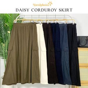 Daisy Curduroy Skirt Ironless