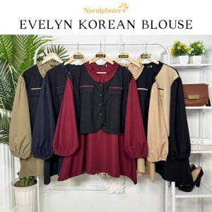 Korean Doll Vest Blouse Evelyn