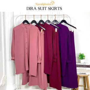 Dira Suit Skirt Kembang Ironless