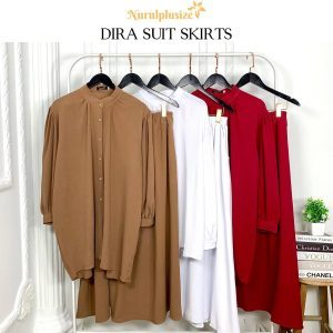 Dira Suit Skirt Kembang Ironless