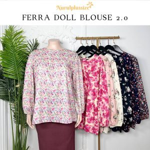 Doll Printed Blouse Ironless Ferra