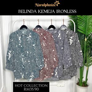 Belinda Kemeja Vintage Ironless