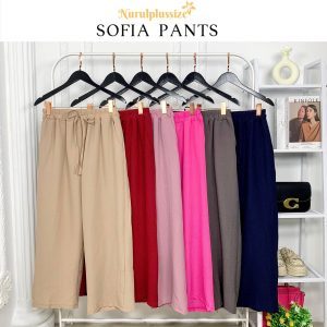 Sofia Cotton Pants Ironless