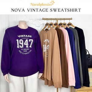 Nova Printed Sweatshirt Ironless