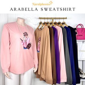 Arabella Printed Baggy Sweatshirt