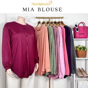 Mia Muslimah Blouse Ironless