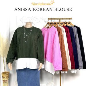 Anissa Korean Blouse Ironless