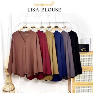 Lisa Korean Blouse Printed & Plain