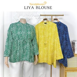 Liya Leapord Ironless Blouse