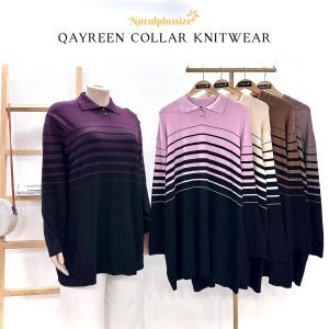 Qayreen Collar Ombre Knitwear