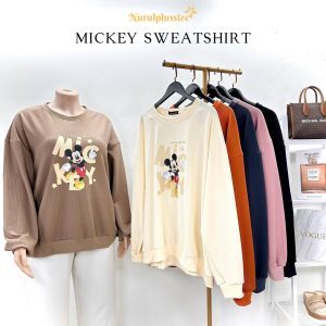 Mickey Cartoon Sweatshirt Ironless